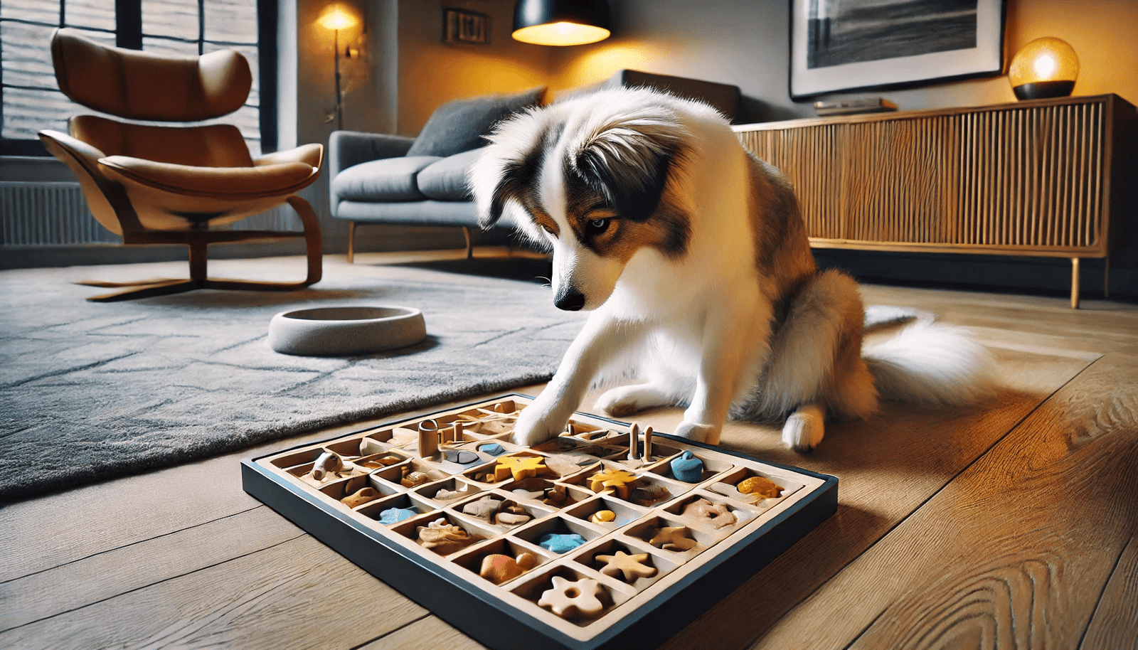 puzzle interactif pour chiots