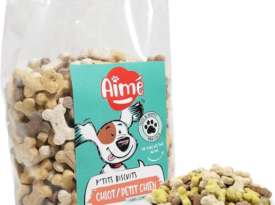 aime biscuits petits os 500g nourriture et supplement quotidien a base de calcium destine au chiot et petit chien recomp 1