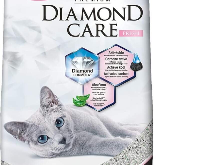 biokats diamond care fresh au parfum de talc litiere fine pour chats au charbon actif et a laloe vera 1 sac 1 a 10 l