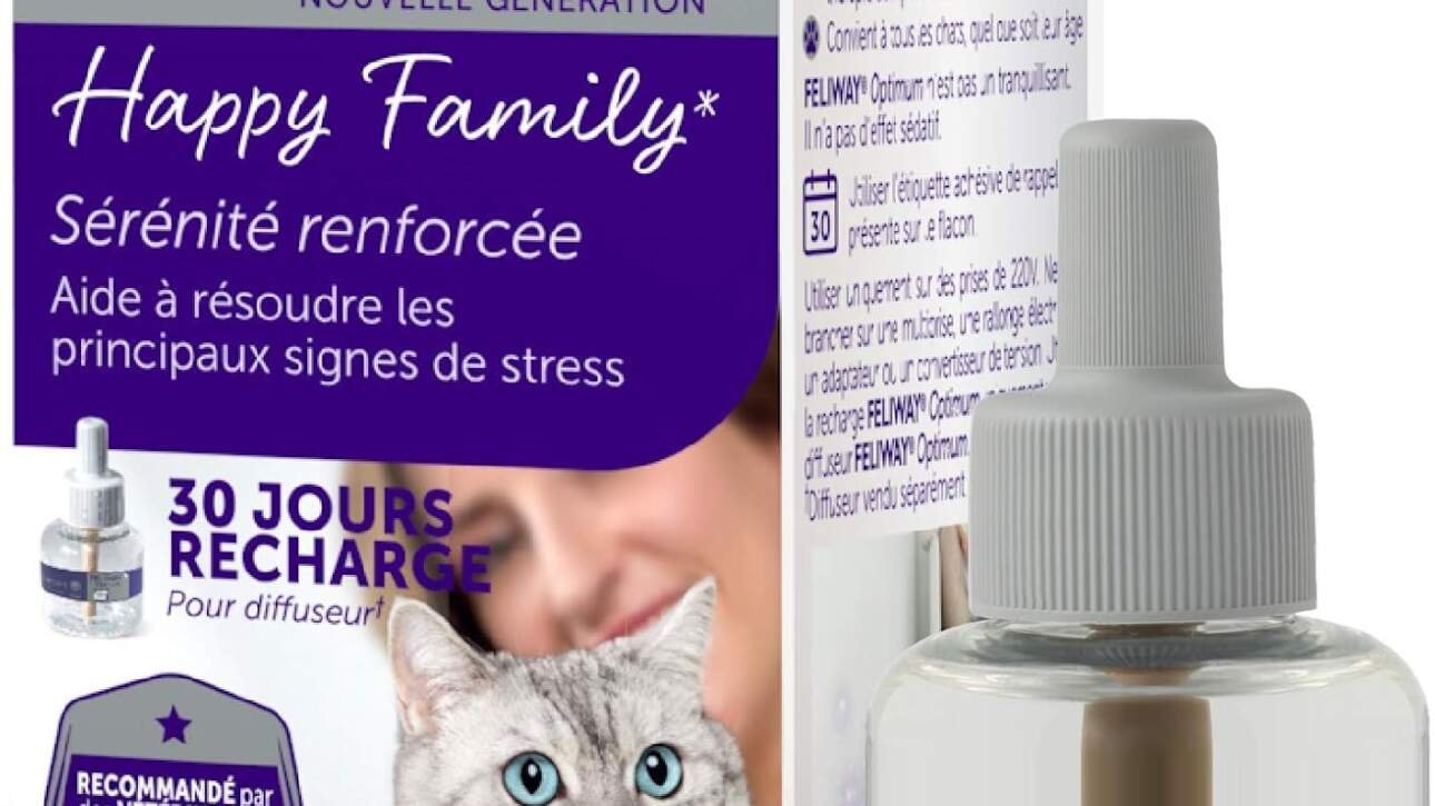 feliway optimum anti stress pour chat complexe de pheromones apaisantes pour une serenite renforcee 1 recharge 30 jours