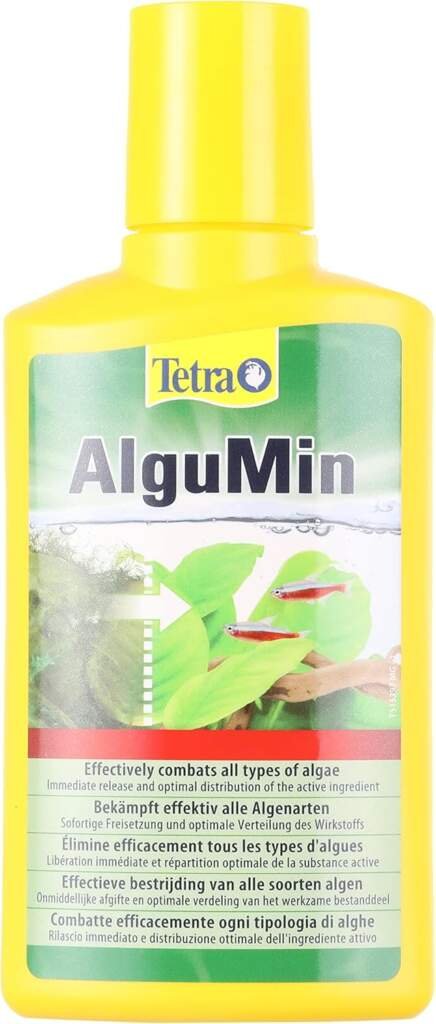 TETRA - AlguMin - Élimine les Algues et Empêche leur Réapparition - Efficace sur Tous Types dAlgues - 250 ml