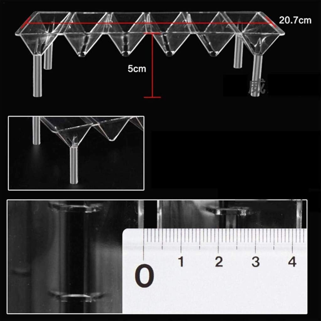 CSPone Aquarium Boîte Couveuse Double Couche Transparent pour Isoler Protéger Petits Poissons Crevettes Guppy