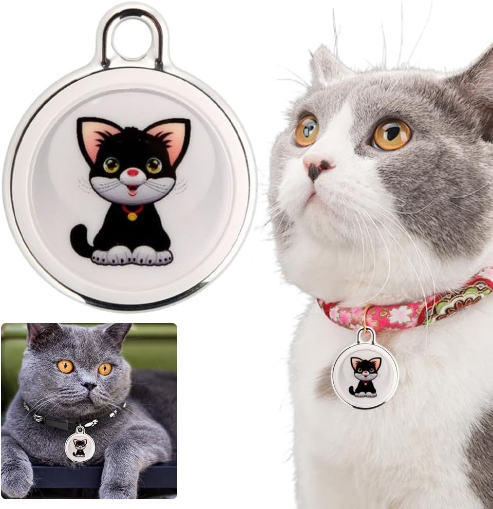 Fiorky Traqueur GPS pour chats et chiens, suivi de localisation en temps réel, collier GPS étanche pour petits chats et chiens