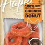 flamingo snack hapki donut au poulet delicieuse friandise naturelle pour chiens ideale pour recompenser et faire plaisir