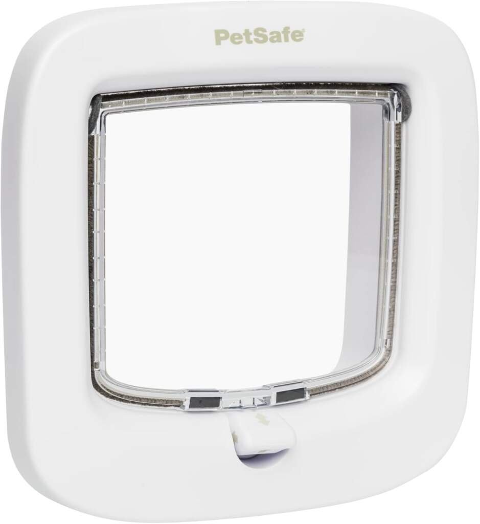 PetSafe Chatiere Blanche 4Voies, Blanc, Unique