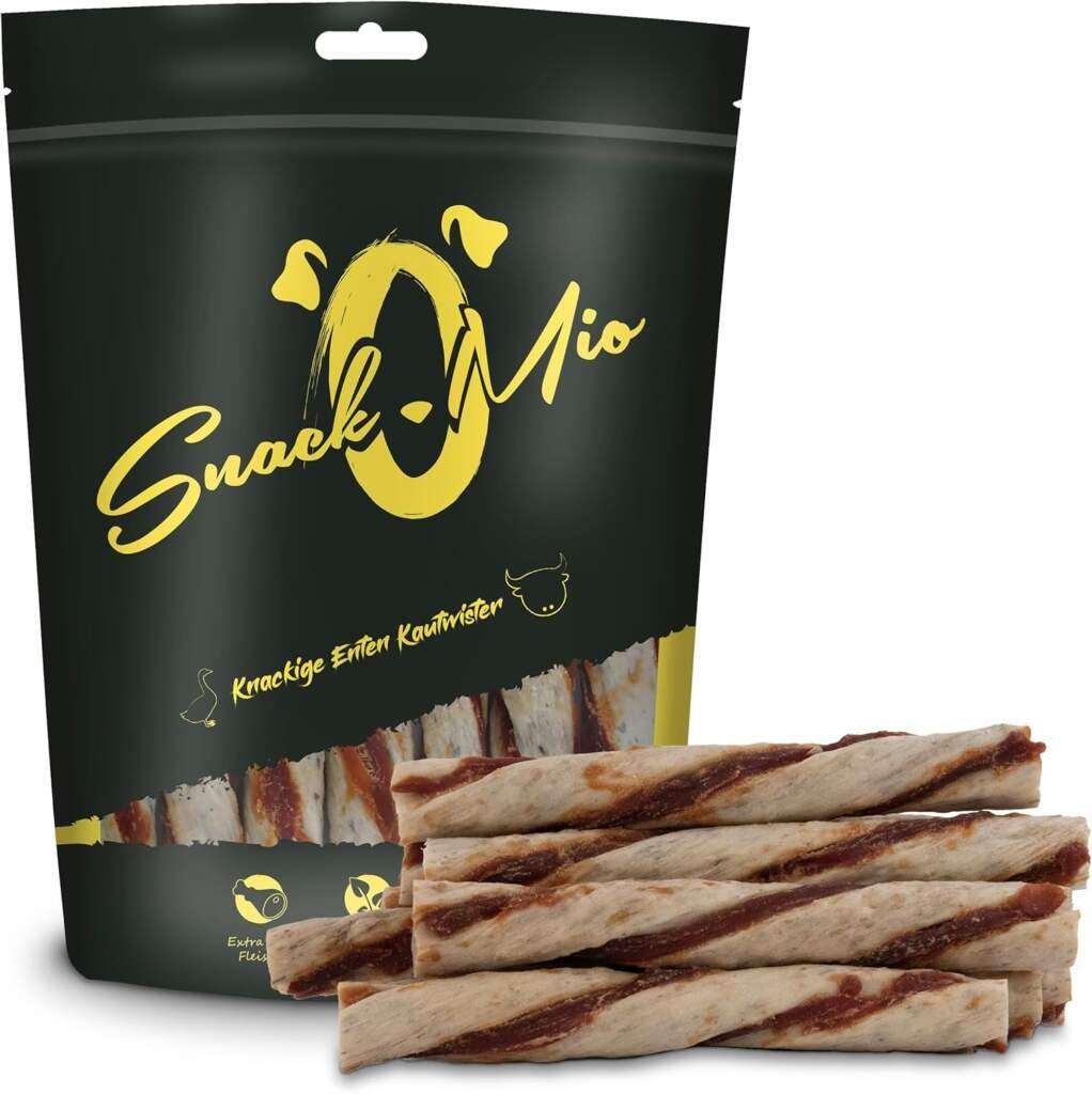 SNACKOMIO - Friandise pour chien de qualité supérieure - Barre à mâcher croustillante au blanc de poulet, sans céréales, 1 paquet (1 x 70g)