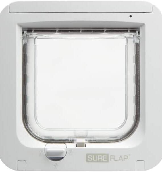 sure petcare chatiere a puce electronique sureflap compatible avec le medaillon didentification par radiofrequence et av