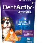 vetocanis dentactiv stick dentaire chien friandises pour chien gourmandes pour lhygiene et sante du chien riche en viand 3