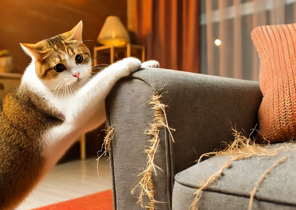 comment empêcher mon chat de griffer les meubles