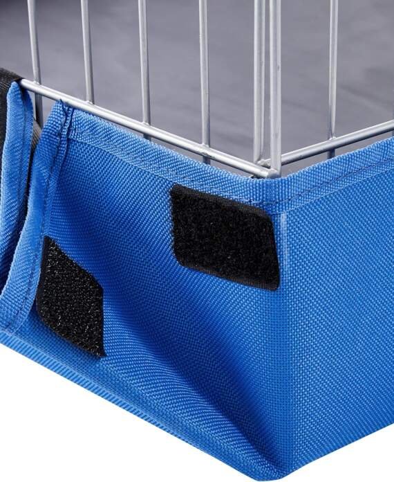 amazon basics etanche cochon dinde cage pour petits animaux avec fond en toile bleu l 118 x l 35 x h 60 cm 4