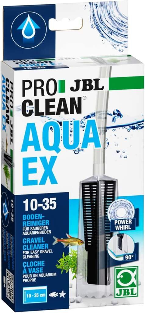 JBL PROCLEAN AQUA EX 10-35, 6142500, Nettoyeur de fond, pour Aquariums de 10 - 35 cm de hauteur, Mulmglocke