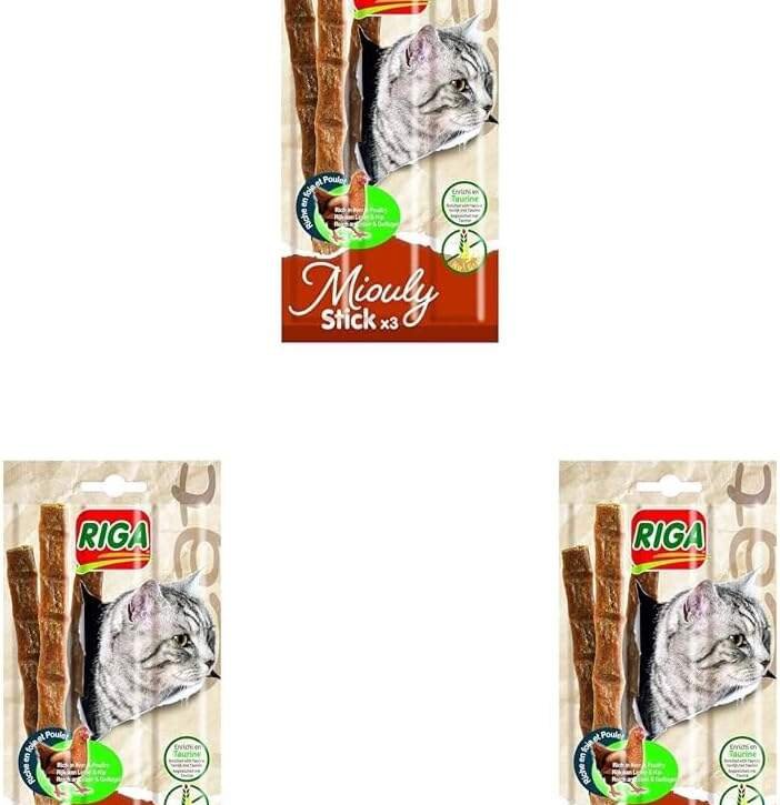 riga miouly stick friandise pour chat pouletfoie 15 g friandise pour chat 1 unite 1